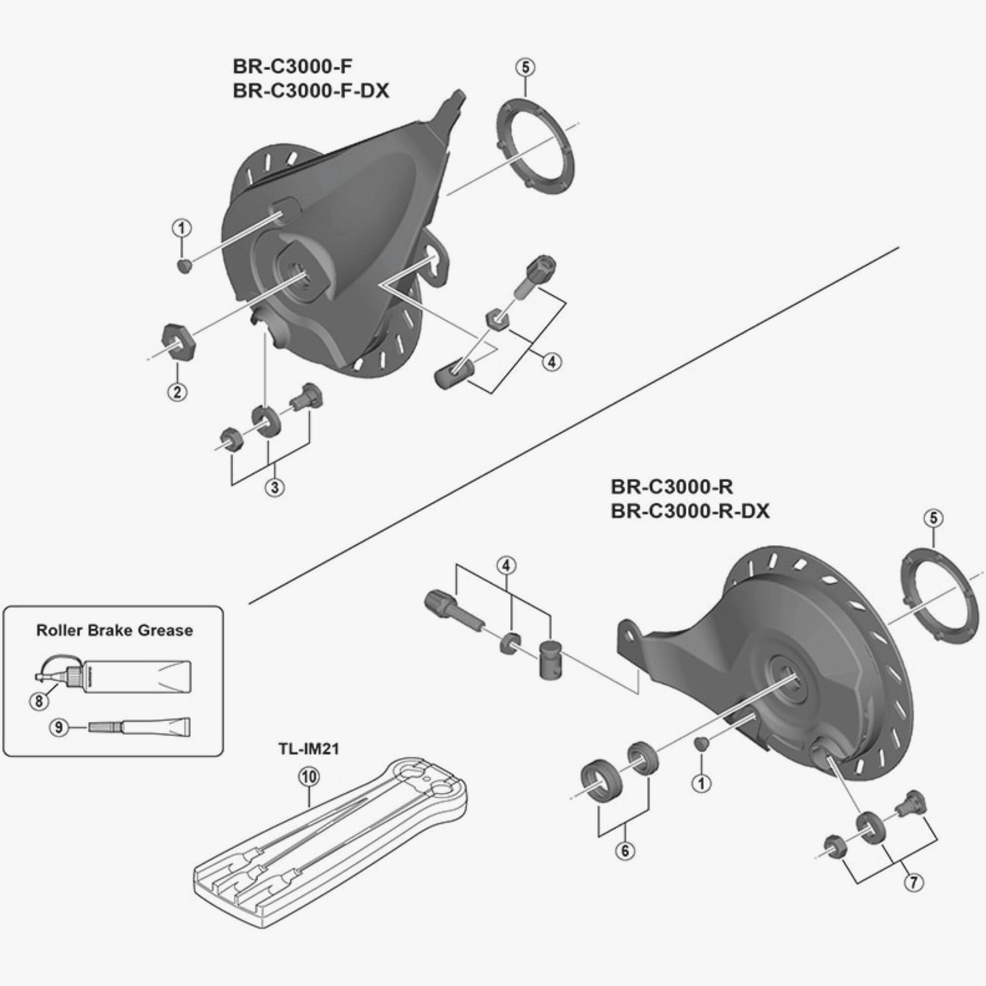 Shimano Brim45-F Cable Adj Bolt Spares & Accessories