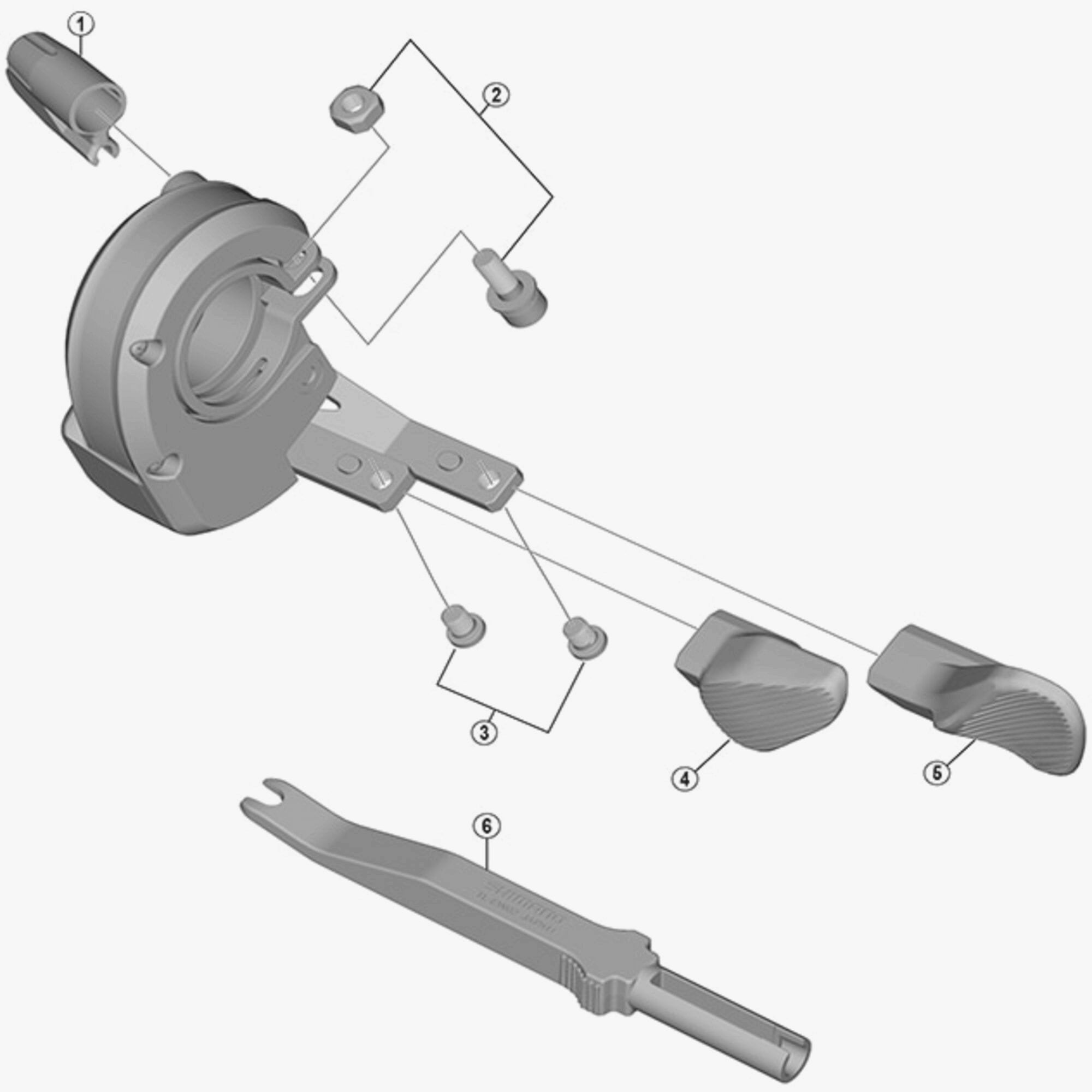 Shimano Swm8050 A Lever Right Hand Spares & Accessories