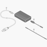 Shimano Sm-Pce2 Pc Link Cable Cables