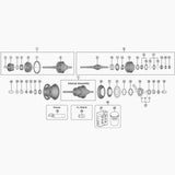 Shimano Sg-3R75-B Internal Assembly 174 Mm Gear Spares