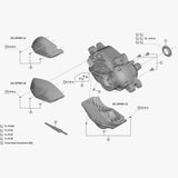 Shimano Du-Ep800 Bolt And Nut Pack Of 2 Hub Spares