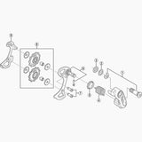 Shimano Rdm530 Pulley Bolts Pair Spares & Accessories