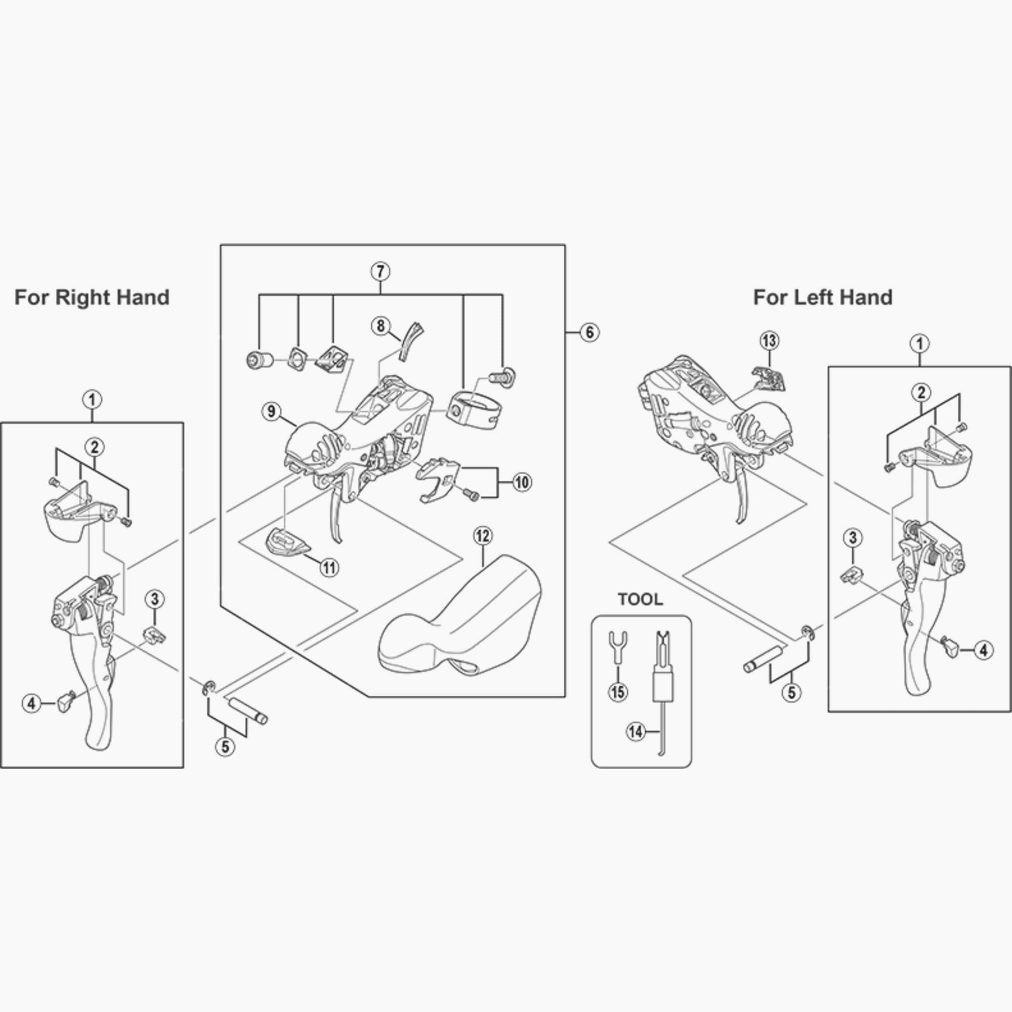 Shimano St7900 Lh R/Lever Support Spares & Accessories