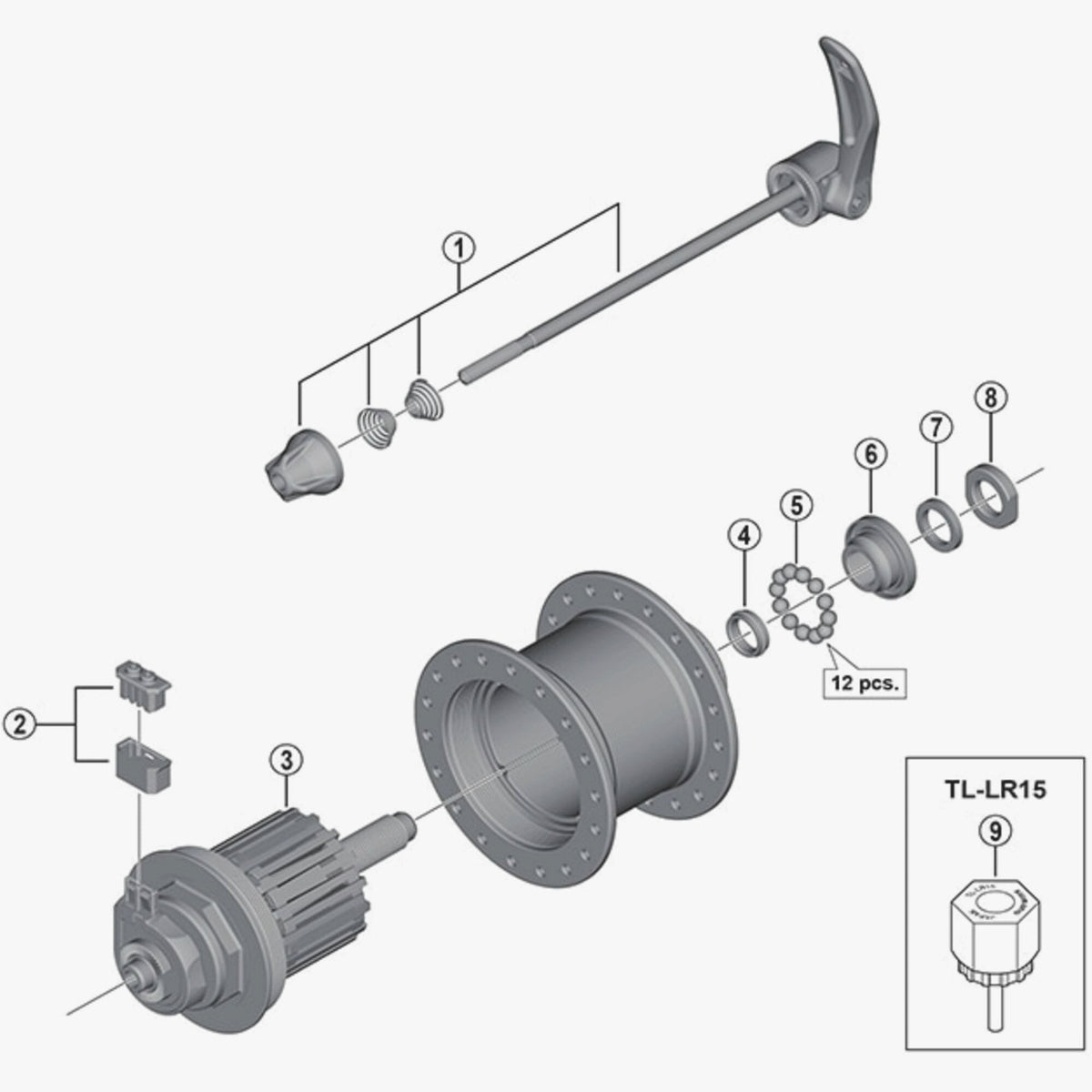 Shimano Spare Dh3D35Qr Cone