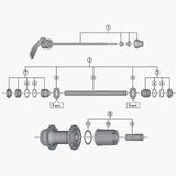 Shimano Spare Fhrm66 Comp Axle 146Mm