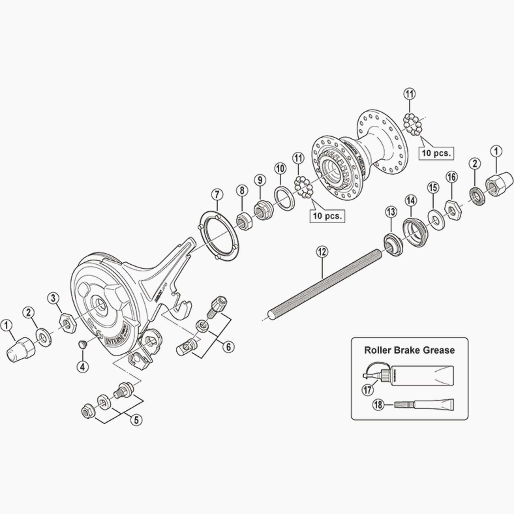 Shimano Spare Hbnx50 Left Hand Dust Cap