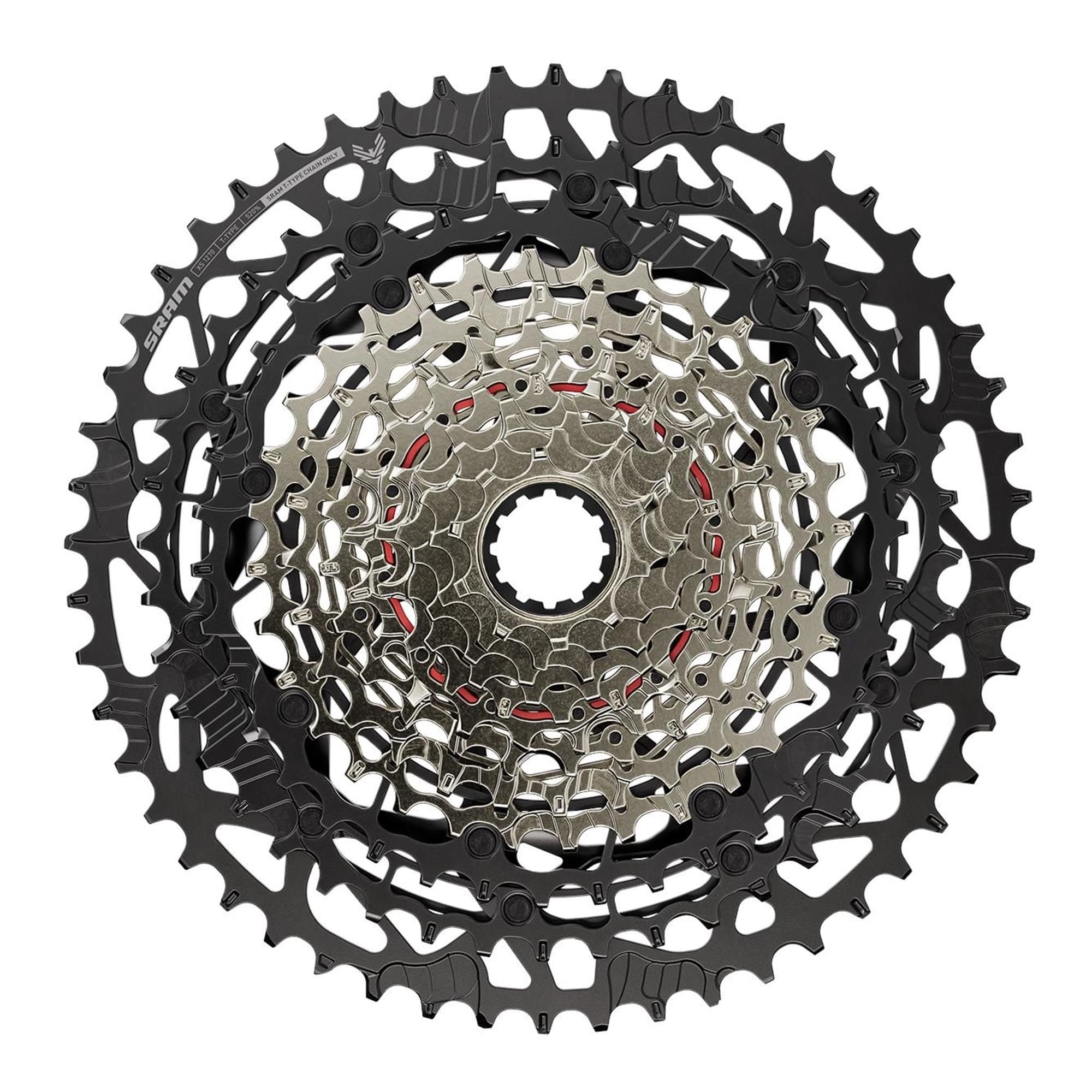 Sram Cassette Xs-1270 T-Type Eagle 10-52 12 Speed (Non-Xd) Cassette