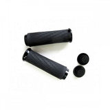 Sram Locking Grips For Grip Shift Full Length 122Mm With Black Clamps And End Plug Grips