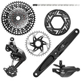 Sram Eagle 90 Dub Groupset EMTB Bcd (Rear Der Single Click Trigger Wclamp Cr 104Bcd T-Type 34T Clip-On Guard  Gx T-Type Chain 126L Cs Xs-1275 Blk 10-52T) Cranks Not Included MTB Groupset