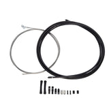 Sram Slickwire Road Brake Cable Kit 5Mm (1X 850Mm 1X 1750Mm 1.5Mm Coated Cables 5Mm Kevlar ® Reinforced Compression-Free Housing Ferrules End Caps Frame Protectors) Cables