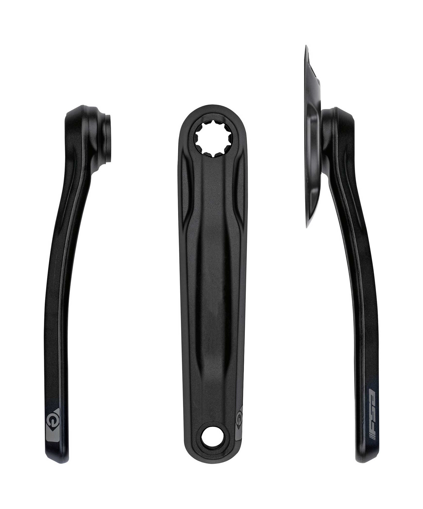 FSA Ebike Chainset CK-761 G2T Wider ISIS ##.#mm Black