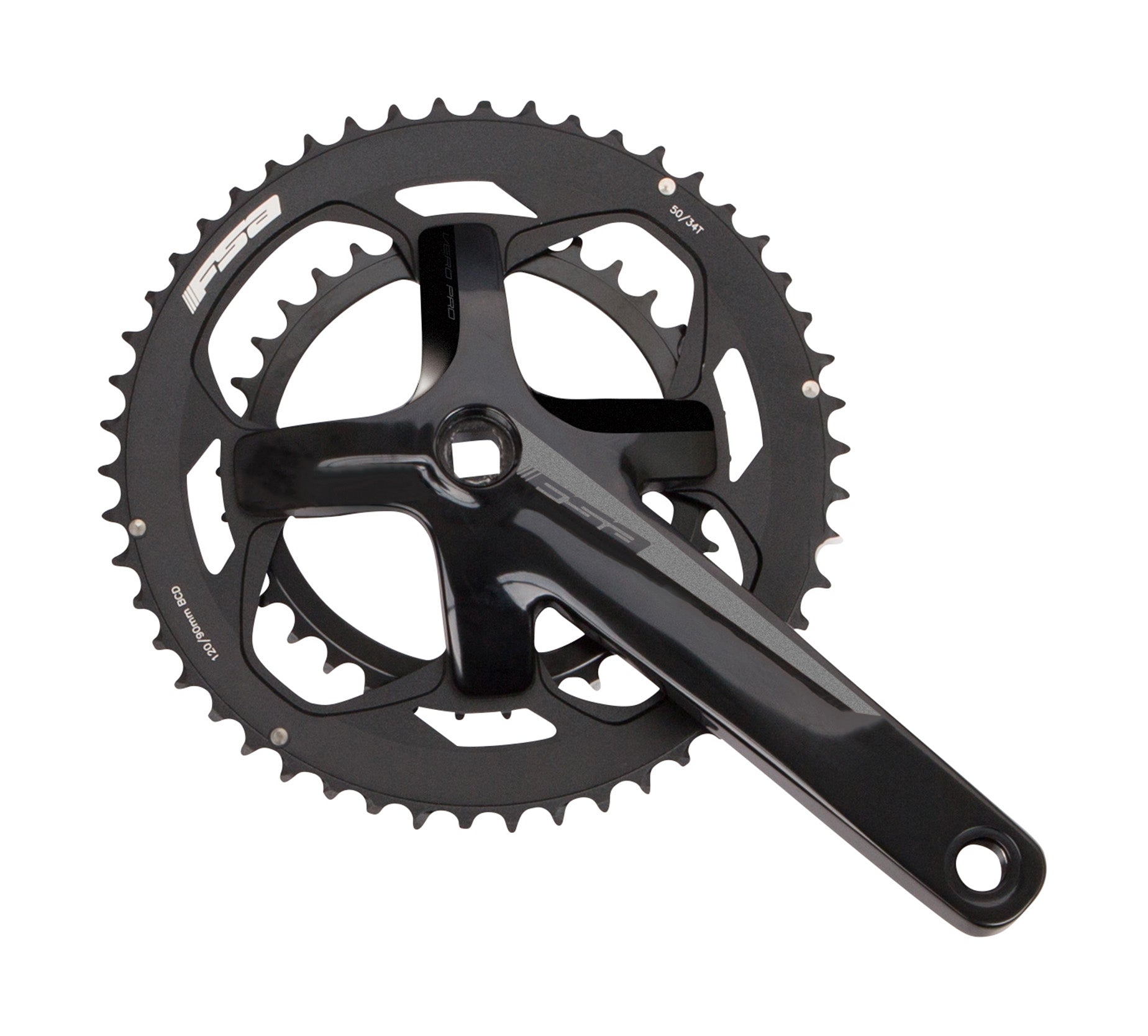 FSA Vero Pro JIS 2X11 Alloy Road Chainset V21B Square Taper