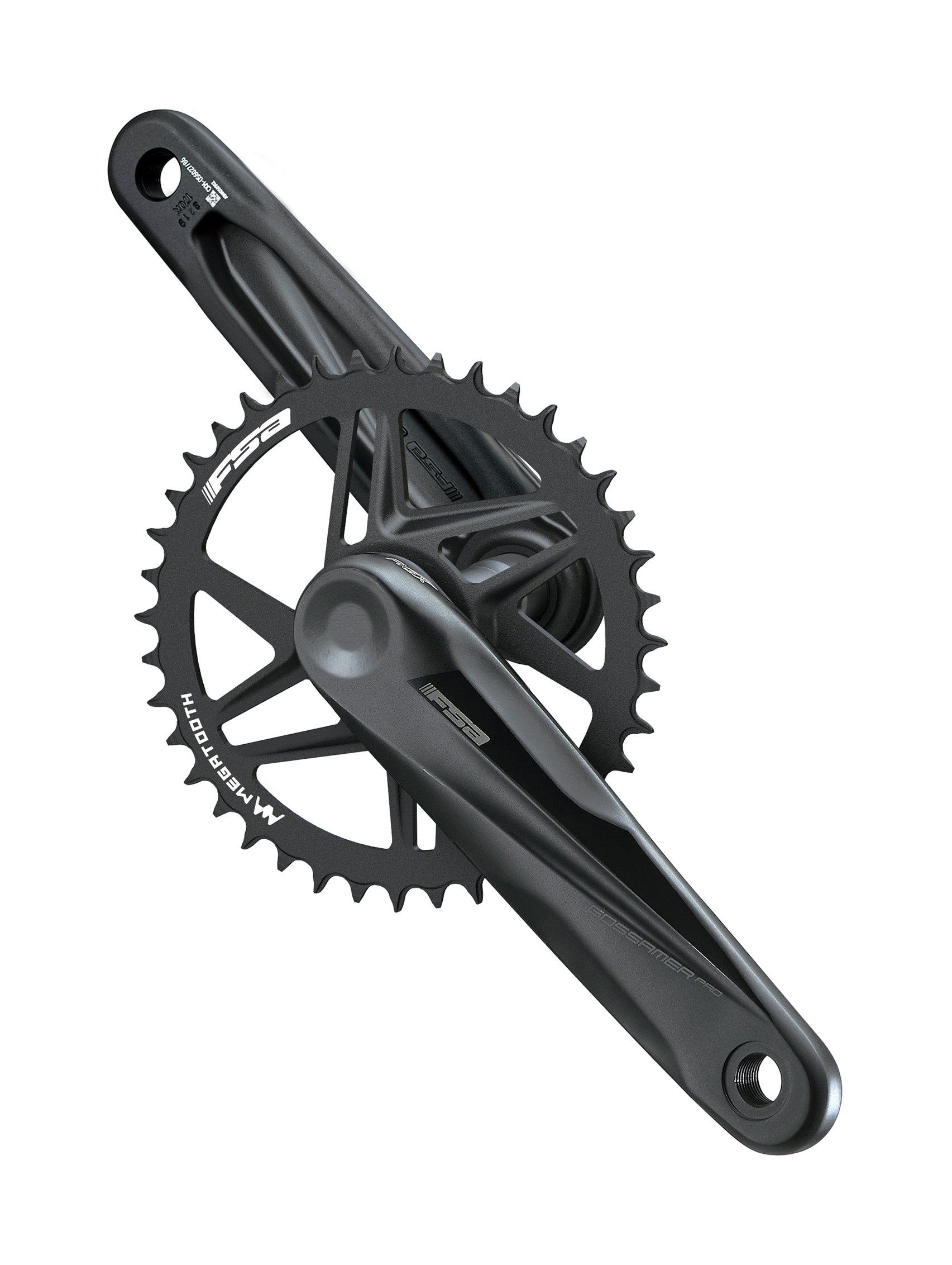 FSA Gossamer AGX+ MegaExo 24mm 1x12 Gravel Alloy Chainset SH12 V24