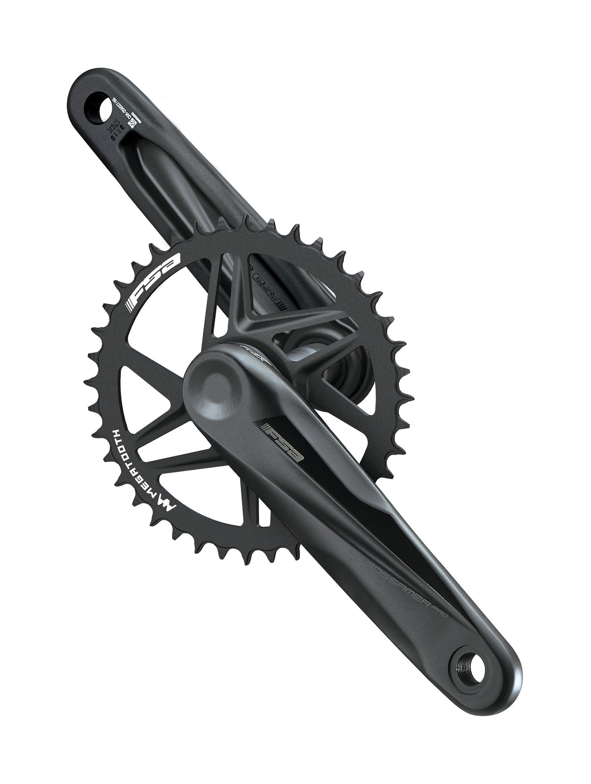 FSA Gossamer AGX+ MegaExo 24mm 1x12 Gravel Alloy Chainset SH12 V24