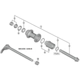 Shimano Spares FH-M678 complete freewheel body