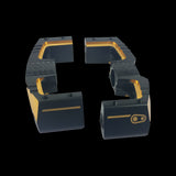 crank brothers crankbrothers pedal spares part pedal body mallet dh 11 right complete black gold p109184