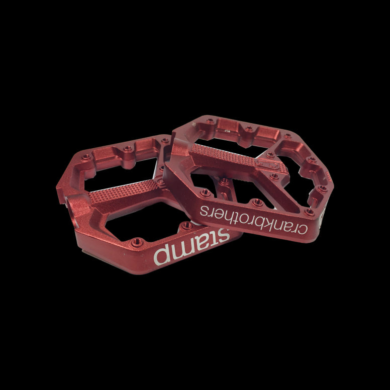 crank brothers crankbrothers pedal spares pdl body stamp 16 small red r p109105