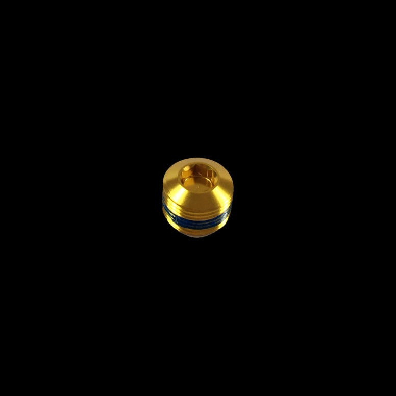 crank brothers crankbrothers pedal spares pdl end cap hex gold p109123