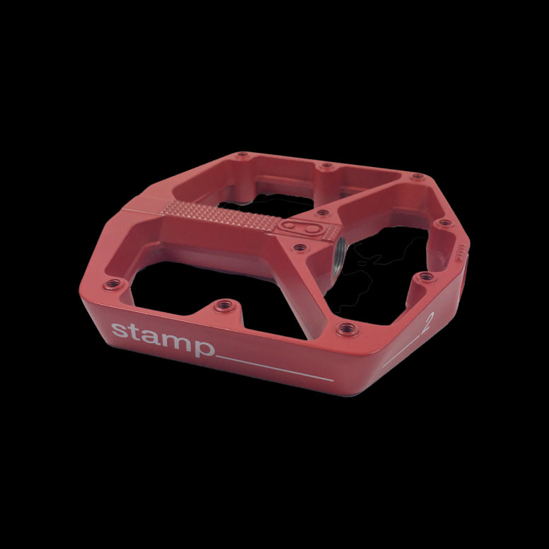 crank brothers crankbrothers pedal spares pdl body stamp 2 red large left p109198