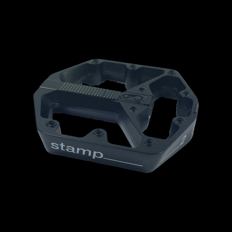 crank brothers crankbrothers pedal spares pdl body stamp 2 black small left p109192