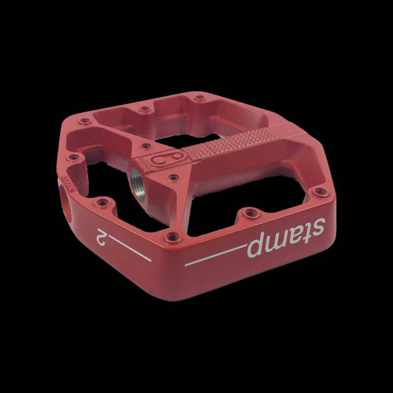 crank brothers crankbrothers pedal spares pdl body stamp 2 red small left p109200