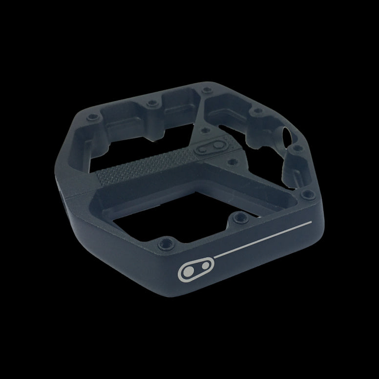 crank brothers crankbrothers pedal spares pdl body stamp 3 black small right p109109
