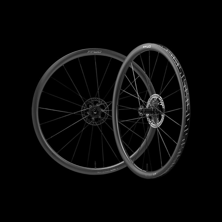 Fast Forward RAW33 Carbon Clincher Disc Brake Wheelset Pair