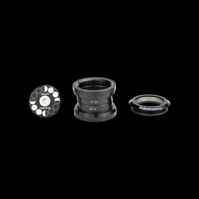 Enduro Bearings HDK-0007 - EC34 Black Oxide Angular Contact Headset