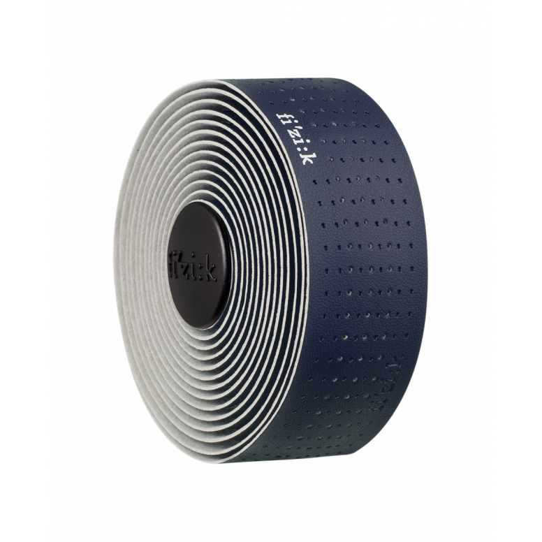 Fizik Tempo Microtex Classic perforated road bike handlebar tape, durable grip tape for road cycling, close-up of textured surface.
