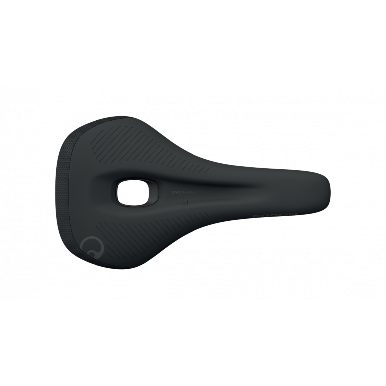 Ergon SMS Pro Men mountain bike saddle with ergonomic design and TiNox SL rails, suitable for mountain biking components.