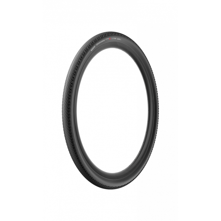 Pirelli Cinturato Gravel H tubeless ready gravel bike tyre with textured tread for high performance off-road cycling.