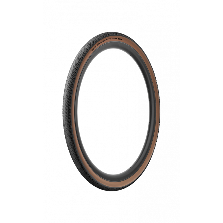 Pirelli Cinturato Gravel H tubeless ready gravel bike tyre with high-performance tread and sidewall details.