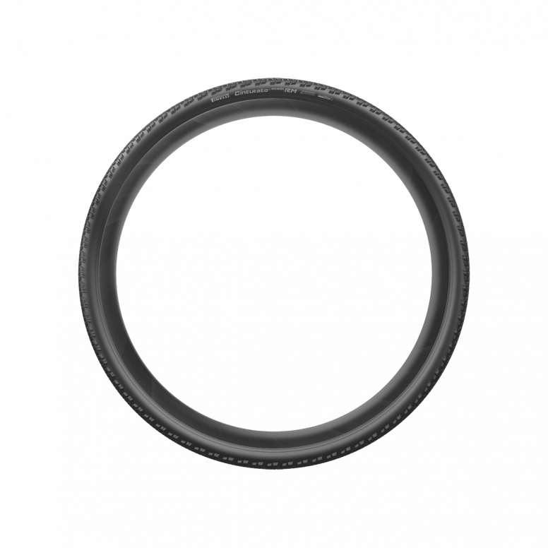 Pirelli Cinturato Gravel RM tubeless-ready gravel bike tire with tread pattern suitable for off-road cycling.