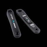 Inpeak Powercrank-E single-sided power meter installed on Shimano GRX FC-RX810 crankset for cycling performance measurement