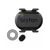 Bryton Smart Cadence Sensor with magnetless design, ANT+ and Bluetooth connectivity, showing the compact sensor for cycling accessories.