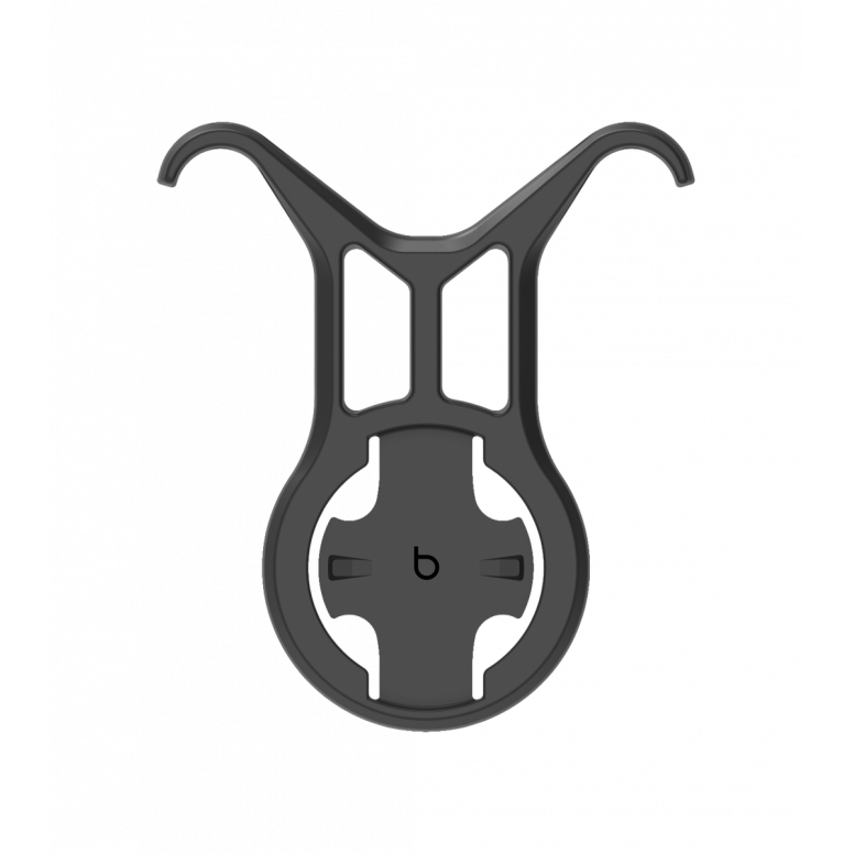 Bryton Gardia R300L saddle rail mount securing accessories to round and oval bike saddle rails.