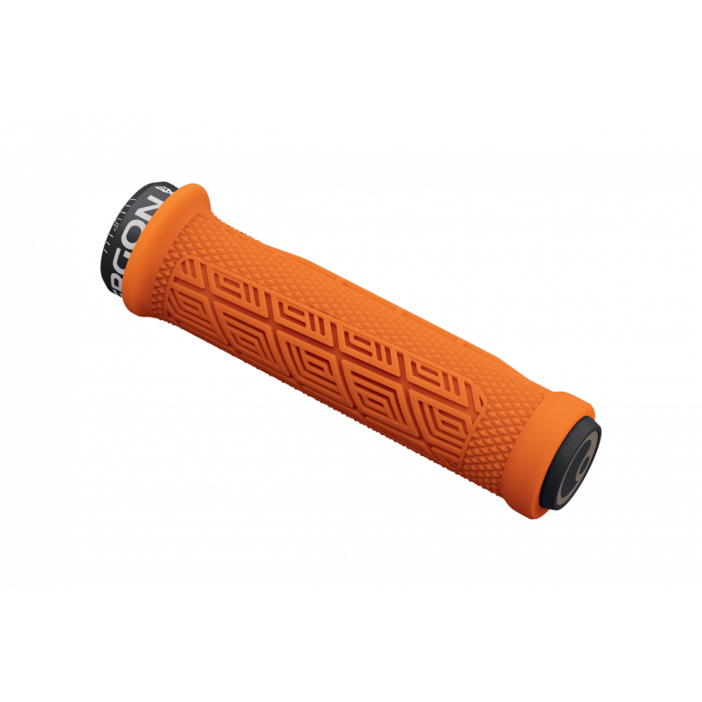 Ergon GDH MTB grips with multi-level damping for gravity riding, featuring ergonomic design and textured surface for secure grip.