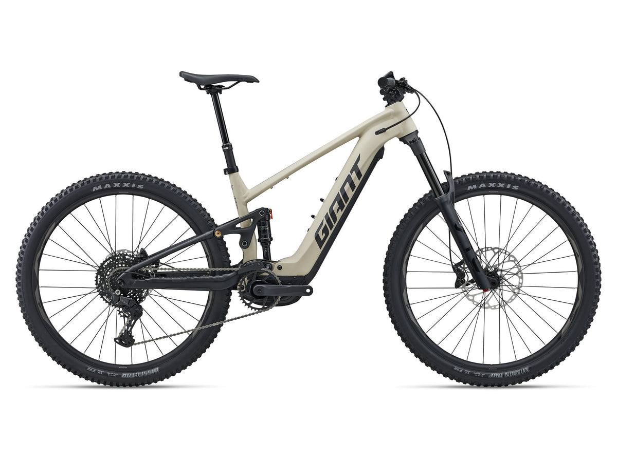 Giant Stance E+ 1 2026 full suspension electric mountain bike with SyncDrive Pro 3X motor and rugged frame.