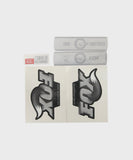 Fox Fork F-S RL B/W Decal Kit Black 2010