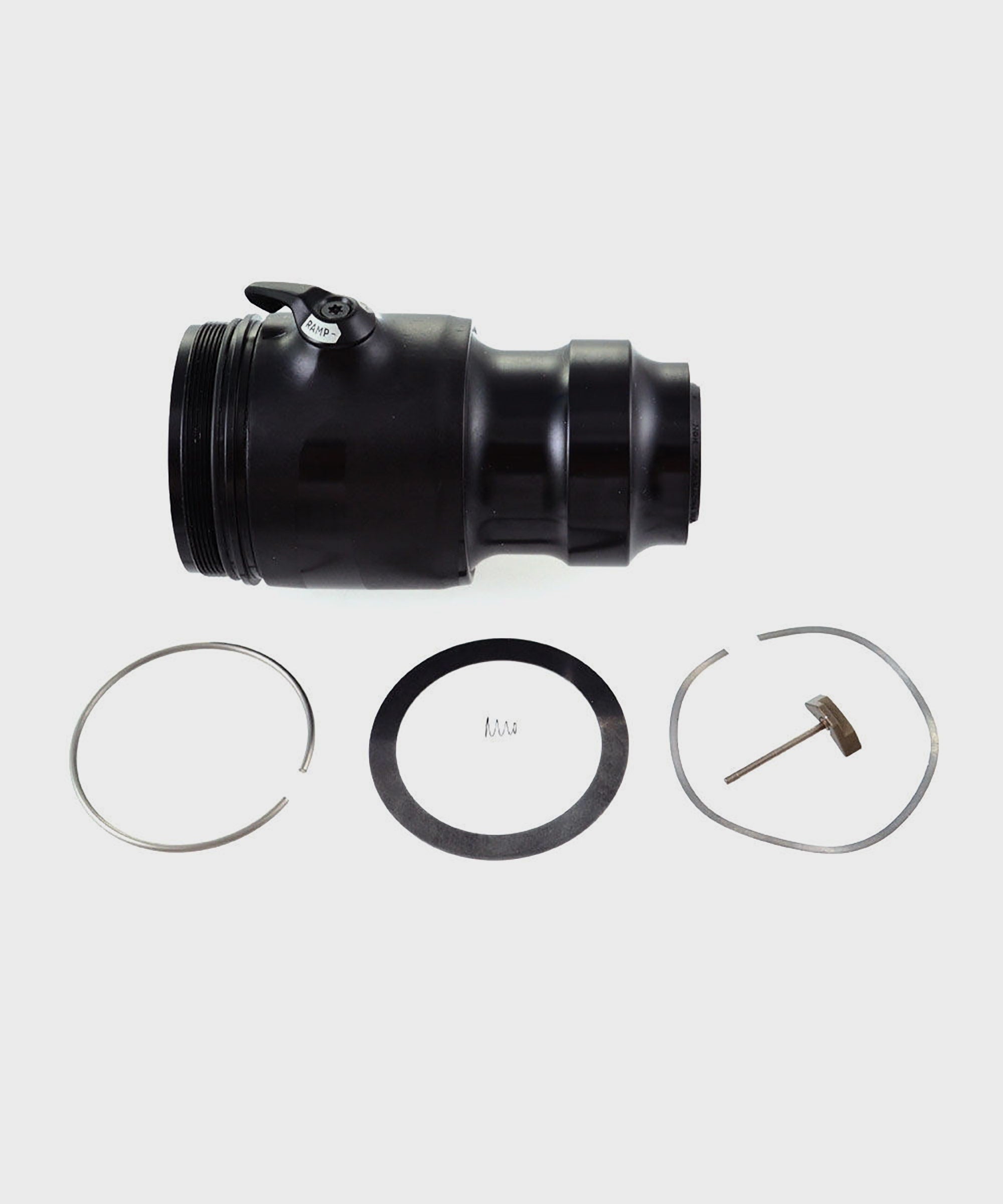 fox shock spares shock nude tr lv evol lever air sleeve assembly 1 500 bore blk ano p123575