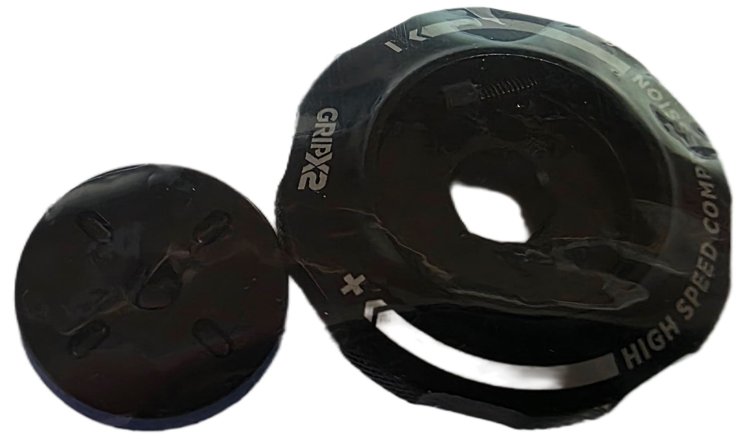 Fox Fork GRIP X2 Topcap HSC LSC interface parts for suspension tuning, shown in a detailed close-up image.