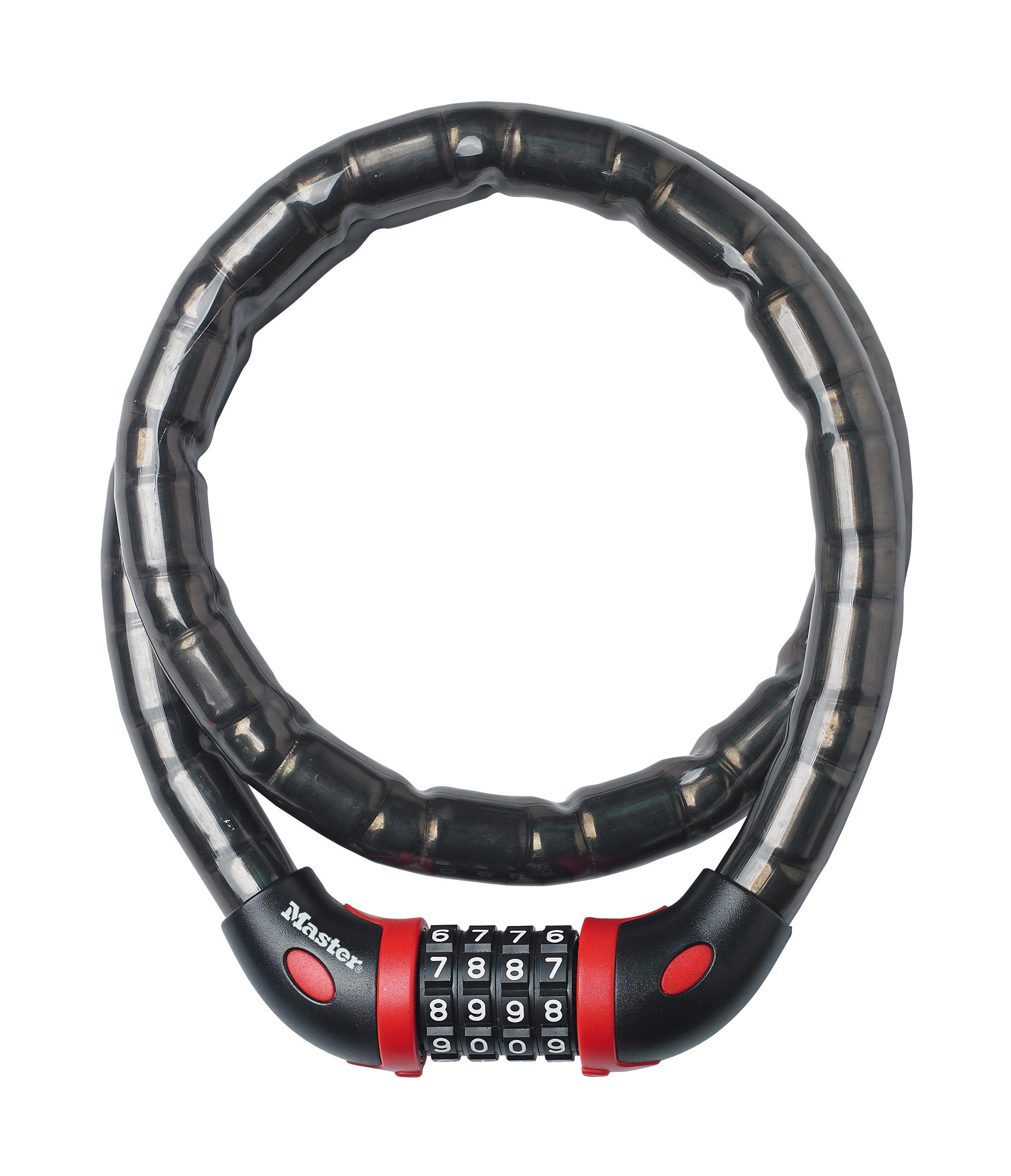 Master Lock Master Lock Armoured Cable Combination Lock 18mm x 1m [8226] Black