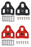 Wellgo RC5/RC6 Shoe Plates - Look Delta Compatible Cleats - Black