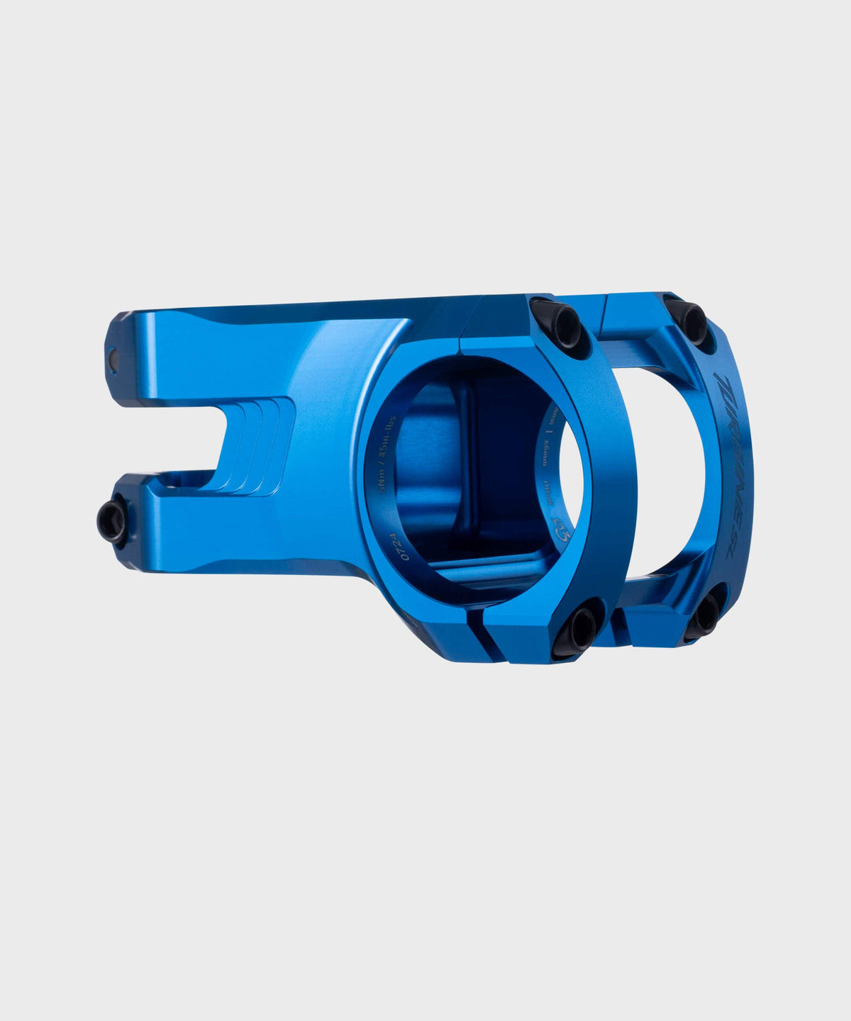 Race Face Turbine SL MTB stem with adjustable offset and flat top design, short travel mountain bike component.