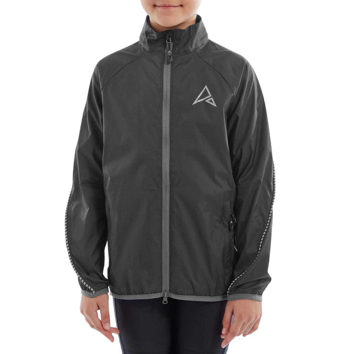Altura Kid's Airstream water-resistant cycling jacket with reflective trim, suitable for outdoor activities and active wear.