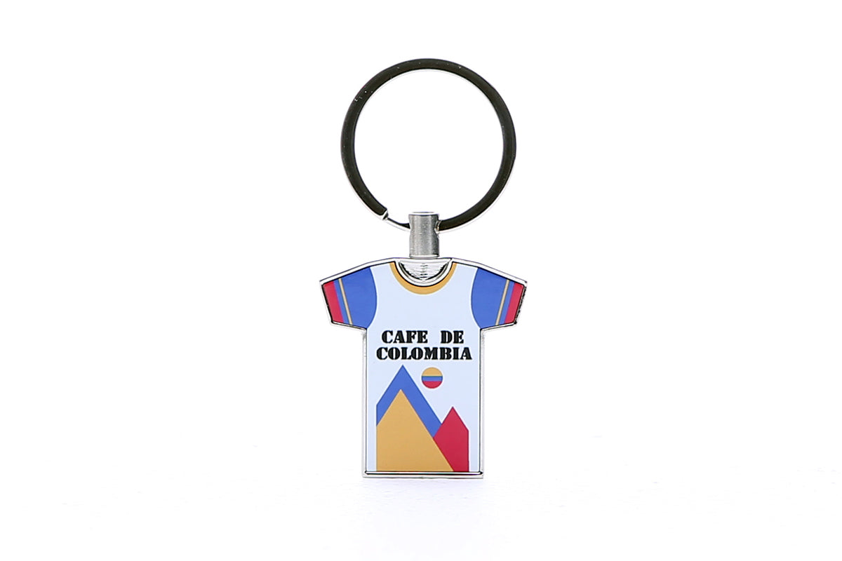 Global Cycling Club Cafe De Colombia Keyring