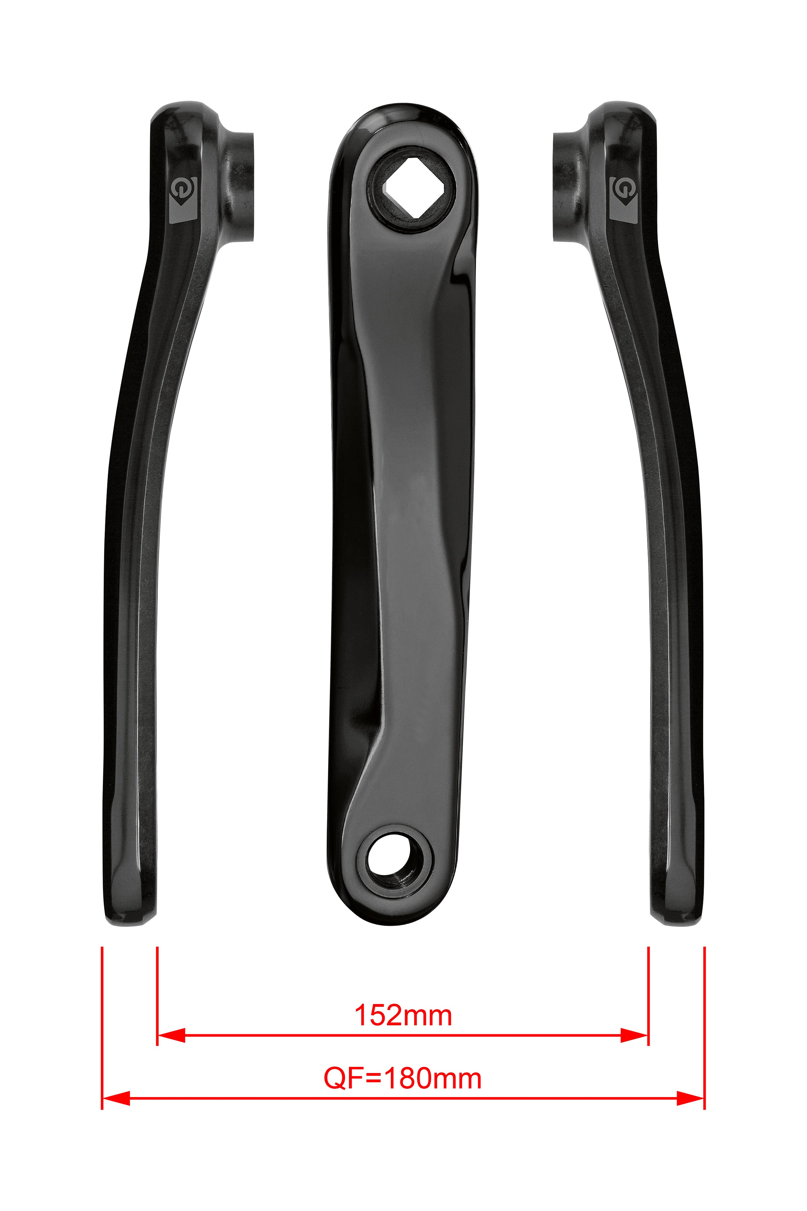 FSA Ebike Chainset CK-746-2 JIS 22.5mm Black