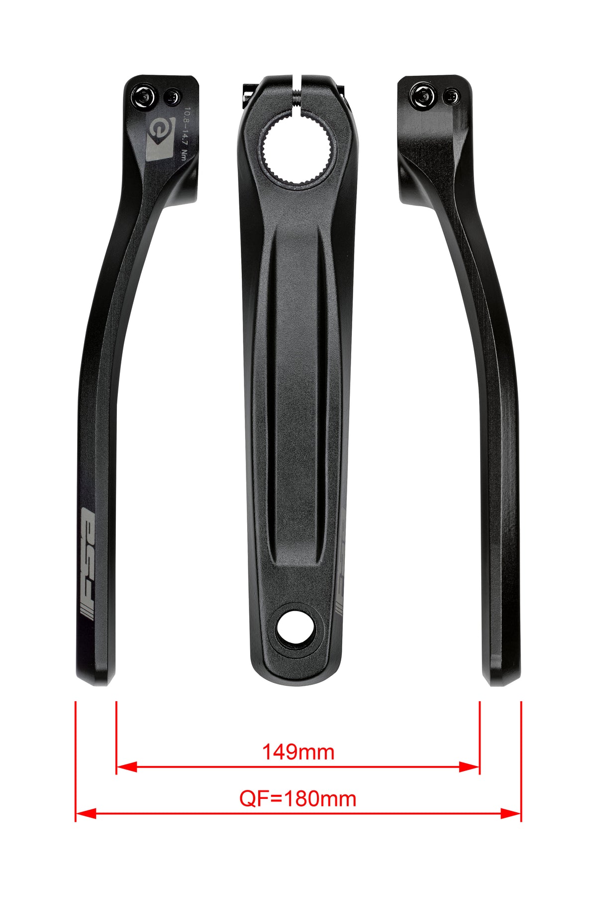 FSA Cranks - Ebike Chainset CK-751 Shimano E8000 28.0mm Black