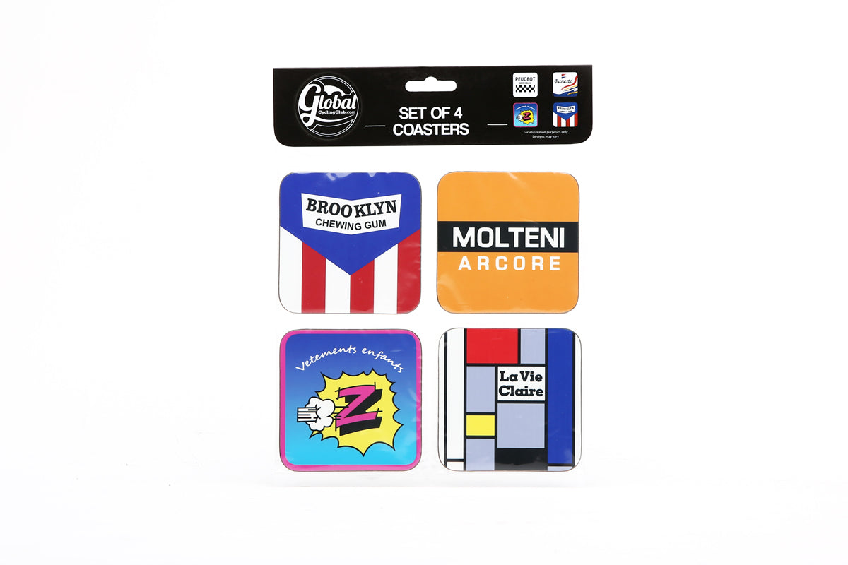 Global Cycling Club Coaster Set 1