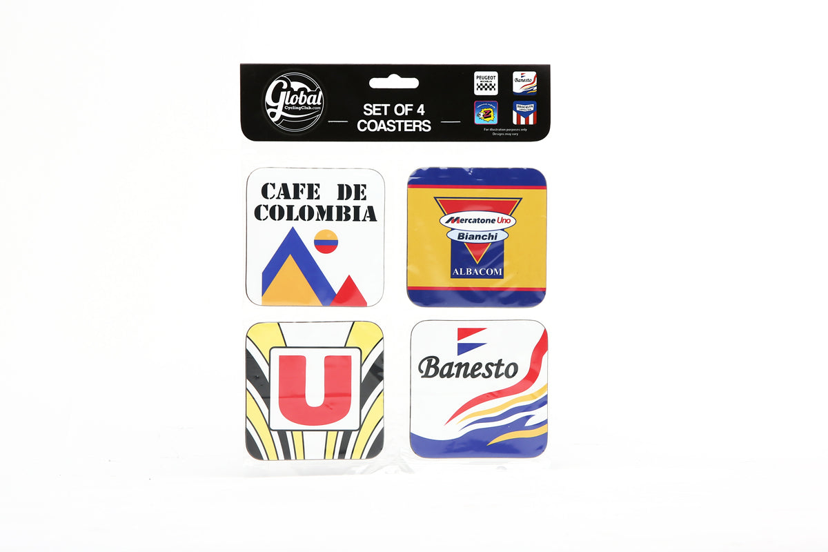 Global Cycling Club Coaster Set 2